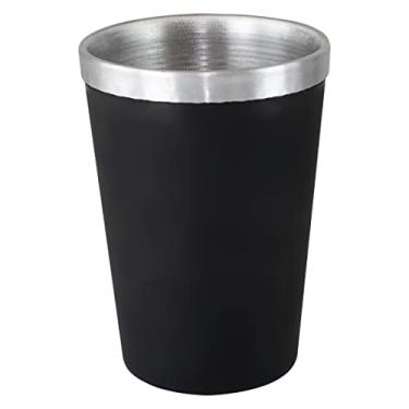 Imagem de CUIA COPO TÉRMICO DE ALUMÍNIO 300ML FOSCO (Liso Preto)