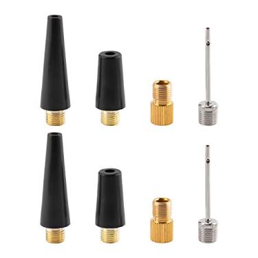 Imagem de SAVITA 8 pçs Conjunto de agulhas de bomba de esfera Adaptador de bomba de pneu para infláveis Kit de adaptador de bomba de bocal de ar para infláveis, bolas esportivas e bicicletas