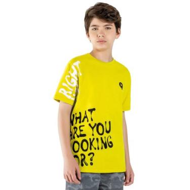Imagem de Camiseta Teen Masculina Lemon Meia Malha