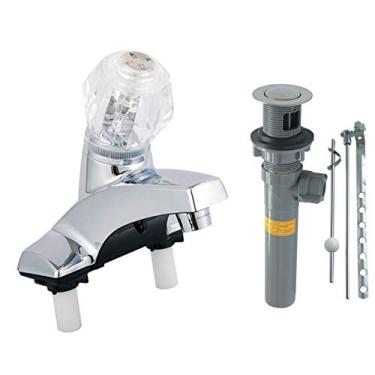 Imagem de MUELLER Torneira LAV 1HPLS CH W/PU da Home Plus MfrPartNo 4316P-CP