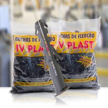 Imagem de Bucha Plástica Fixação Ivplast N.12 Com Anel - Embalagem c/ 250 unidades