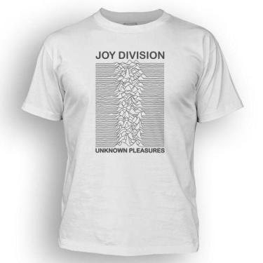 Imagem de Camiseta Masculina Dasantigas Malha 100% Algodão Estampa Joy Division