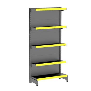 Imagem de Gondola Parede 196 Amapa Flex 60 Inicial Preto Fx Amarelo