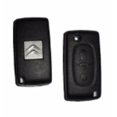 Imagem de Chave Canivete 2 Botoes Citroen Carcaça Com Lamina.
