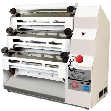Imagem de Cilindro Laminador Elétrico de Massas 6 Rolos com Regulador de Velocidade Bivolt Saro