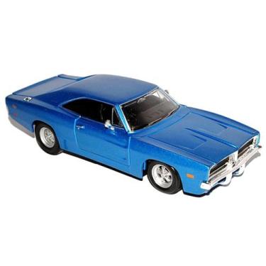 Imagem de Miniatura Carro Dodge Charger R/T 1969 1/24 Azul - Maisto