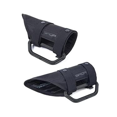 Imagem de GPCA - Alça de garra GP Grip LITE, alças de garra de alumínio Jeep de metal, alças de barra de rolo patenteadas para Wrangler 4x, JL, JT, JK, Sport, Sahara e Rubicon 4DR/2DR 2007-2023, 1 par, preto