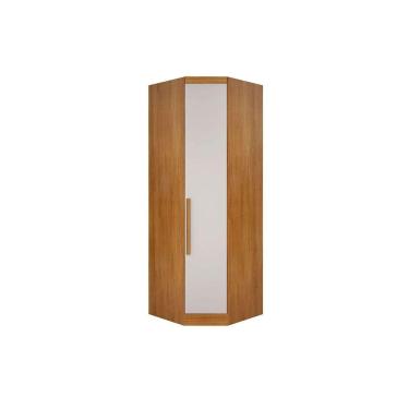 Imagem de Closet de Casal   Canto Oblíquo Rizon c/ 1 Porta Freijó/FendiOff - Novo Horizonte