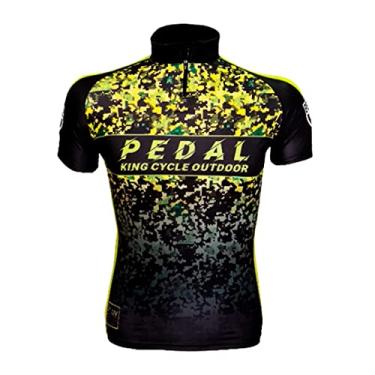 Imagem de Camiseta de Ciclismo King Brasil Fator Proteção Solar UV 50+ Pedal 03 Tamanho:P