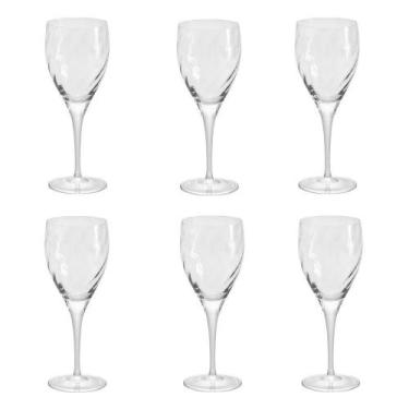 Imagem de Conjunto De 6 Taças De Cristal Para Vinho Tinto 380ml Oxford Twist 517