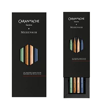 Imagem de Lápis perfumado madeiras raras- LES CRAYONS DE LA MAISON Caran D'Ache Preto
