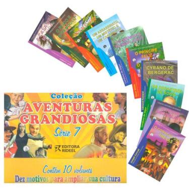 Imagem de Box Coleção Aventuras Grandiosas Série 7 Contém 10 Volumes - Rideel