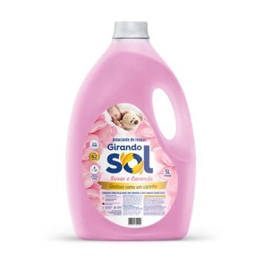 Imagem de Girando Sol Amaciante Tradicional Rosas E Lavanda 5L