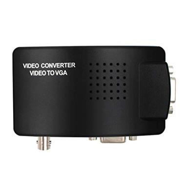 Imagem de HDSUNWSTD Conversor de Vídeo Portátil BNC para VGA, Entrada S-Video, Adaptador de Saída VGA, Caixa de Comutação Digital para PC, Câmera, DVD, DVR