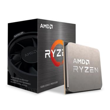 Imagem de Processador AMD Ryzen 5 5600X 32MB 3.7 - 4.6GHz AM4 100-100000065BOXI - Cinza com Preto