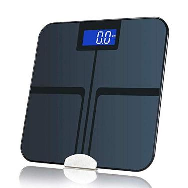 Imagem de balança de banheiro digital, balança de peso, escala de peso de gordura corporal inteligente, balança de peso de toque inteligente, balança de banheiro, 180 kg