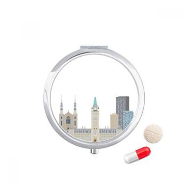 Imagem de Porta-comprimidos, bolso para remédios e igreja da cidade do Canadá