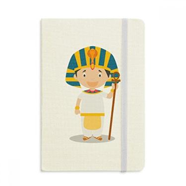 Imagem de Caderno de desenho do Egito com capa dura em tecido oficial diário clássico