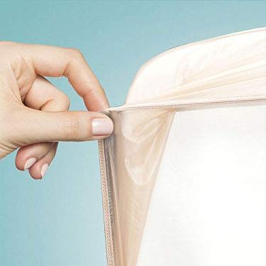 Imagem de Senior Care Lençol Protetor Com Elástico Geriátrico Pne Pvc Siliconizado Casal 1 90 X 1 40M (Bege)