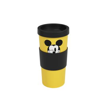 Imagem de Copo com Tampa Coza 8,6 x 8,6 x 16,2 cm 500ml Disney Amarelo
