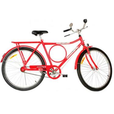 Imagem de Bicicleta Monark Barra Circular Aro 26 Vermelha