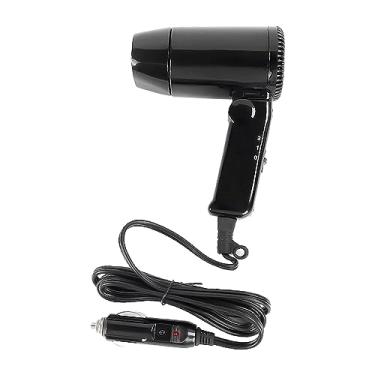 Imagem de Esquirla Secador de cabelo estilo de carro secador de cabelo compacto baixo ruído leve 12 v secador de cabelo para mulheres homens carro portátil secador de