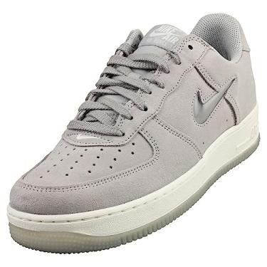 Imagem de Nike Tênis Masculino Air Force 1 Low Retro Lt Smoke Cinza/Cinza Fumê, Tamanho 42, 41