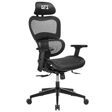 Imagem de Cadeira Office DT3 Alera+ Sports, ergonomica com revestimento Mesh Vidartex™+PU, apoio de cabeça 2D, braços 3D, apoio lombar AWS+ajuste na altura do encosto, suporta até 120kg e altura máx. de 1,85m