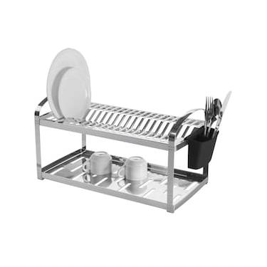Imagem de Escorredor para 20 Pratos Brinox Suprema 2099/120 em Aço Inox