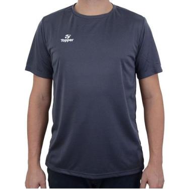 Imagem de Camiseta Masculina Topper Mc Classic New Cinza - 4323001
