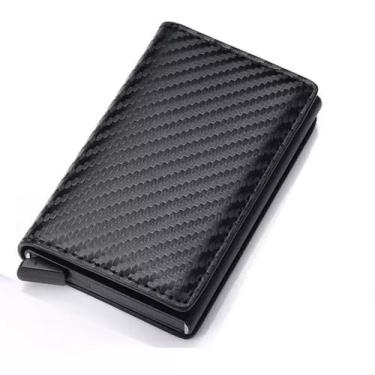Imagem de Carteira Do Futuro Rfid Porta Cartões Antifurto Cor:Preto