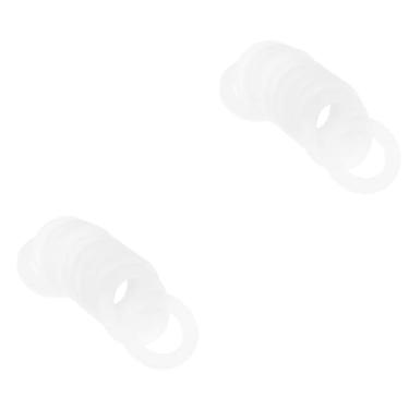 Imagem de OSALADI 20 Peças Juntas De Silicone De Vedação Juntas De Água Quente Juntas Resistentes Juntas De Mangueira De Jardim Selos Brancos Foles