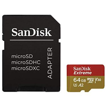 Imagem de Cartão Micro SD Extreme, SanDisk, 64GB, SDSQXA2-064G-GN6AA