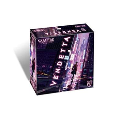 Imagem de Jogos horríveis: Vampire The Masquerade - Vendetta, jogo de tabuleiro de estratégia, construa sua mão de cartas de acordo com seus planos, 3 a 5 jogad