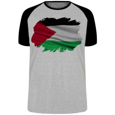 Imagem de Camiseta bandeira flag País Palestina oriente médio tamanho Infantil ou Adulto ou Plus Size