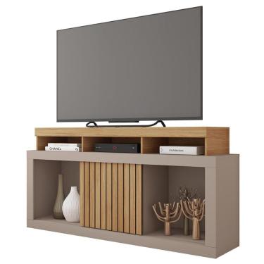 Imagem de Bancada Rack Para TV até 55 Polegadas Frost Marrom Caemmun