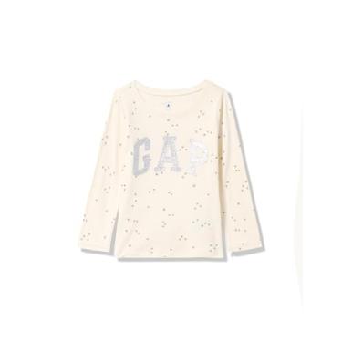 Imagem de GAP Baby-Girls Brannan's Favorites Logo Long Sleeve Tee T-Shirt Ivory Frost Stars 3-6M