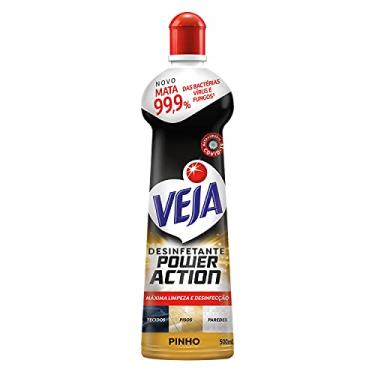 Imagem de Desinfetante Veja Power Action Multissuperfícies Pinho 500ml, Veja, Preto