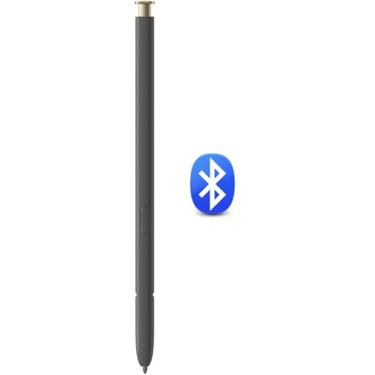 Imagem de Caneta Galaxy S24 Ultra S [Com Bluetooth | Sensor de Pressão 4096] Substituição para Samsung Galaxy S24 Ultra 5G Todas as Versões Touch Stylus Pen com 5 pontas/pontas (amarelo)