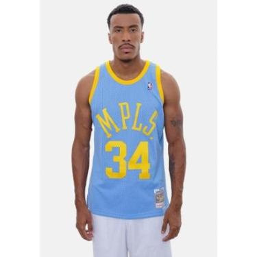Imagem de Regata Mitchell & Ness Swingman Swingman Jersey Los Angeles Lakers Masculino-Masculino