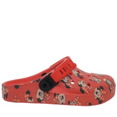 Imagem de Chinelo Infantil Menina Grendene Kids Minnie Fun Print Babuch Vermelho 28