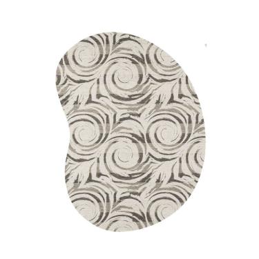 Imagem de Tapete Formato Organico Bean 9213 / 562213 1,40 X 2,00 Cru/Cinza