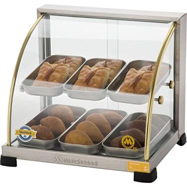 Imagem de Estufa Curva Dupla 6 Bandejas Marchesoni Ouro Inox, 127V