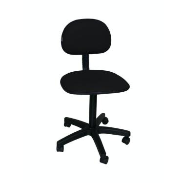 Imagem de Cadeira Secretária Pistão Fixo Corano-Preta.