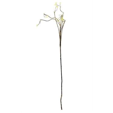 Imagem de Galho Cipó Aramado Marrom Com Flores Amarelas Artificial Permanente 97cm Florarte