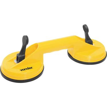 Imagem de Ventosa Dupla 118mm Plástica para Vidro e Cerâmica Vonder