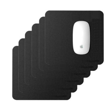 Imagem de Kit 3 Mouse Pad De Couro 20X20 + Porta Copos - Genertoy
