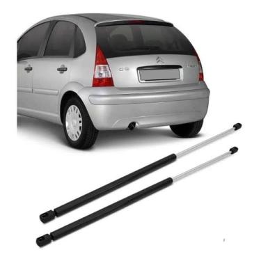 Imagem de Par De Amortecedor Tampa Traseira Malas Citroen C3 Até 2012 - Amortex/