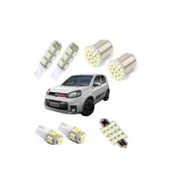 Imagem de Kit Lâmpadas Led Novo Uno Vivace Mille Way Xenon Teto Ré - Blue Lion