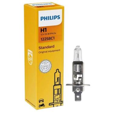 Imagem de Lâmpada automotiva h1 philips standard 12v 55w - unitária